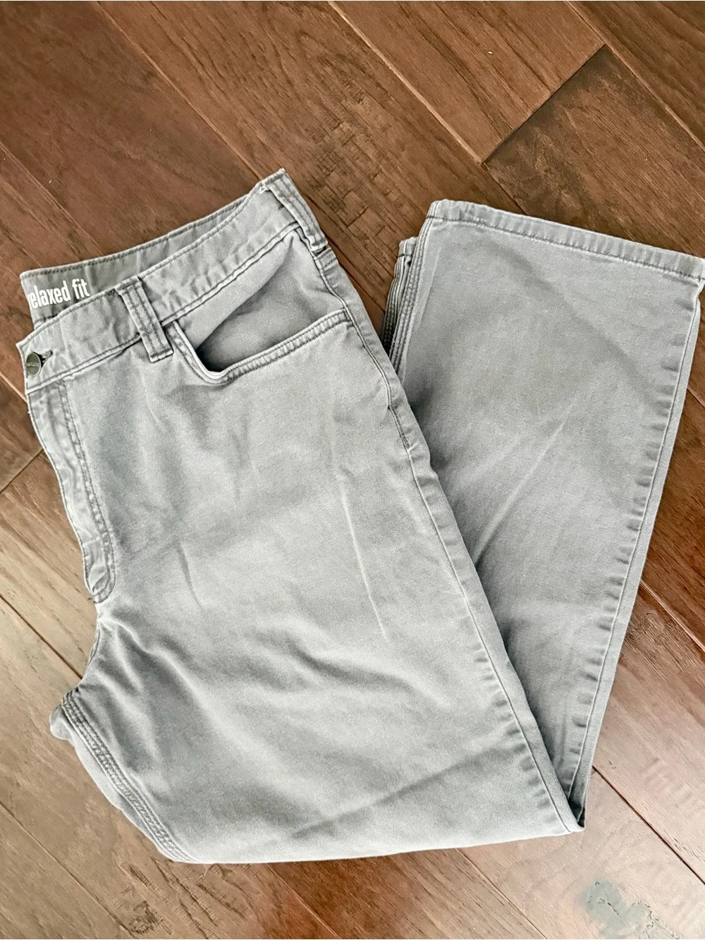 Carhartt Men's Relaxed Fit Light Gray Jeans